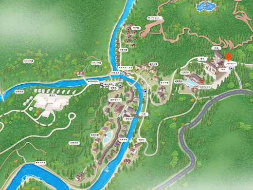 浈江结合景区手绘地图智慧导览和720全景技术，可以让景区更加“动”起来，为游客提供更加身临其境的导览体验。